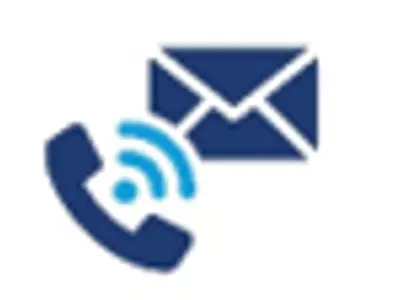 Phone and email icons